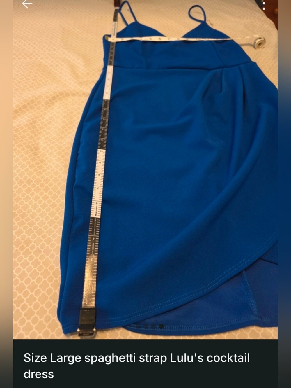 Lulus💙 Royal blue dress💙 sz Lg, EUC, PERFECT FOR SUMMER! - Picture 7 of 10